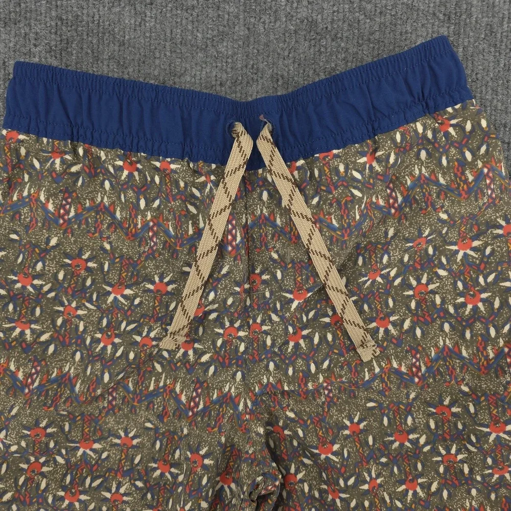 Patagonia Swim Shorts Mens M‎ Floral Print Elastic Waist Mesh Lined Surf Beach